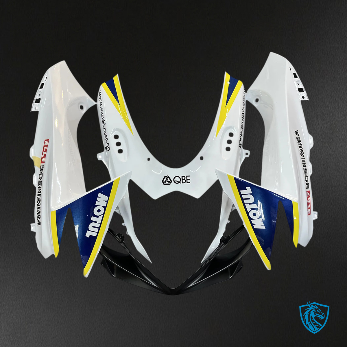 Suzuki GSXR 600-750 (2011-2025) Blue & White with Logo - Fairing Kit