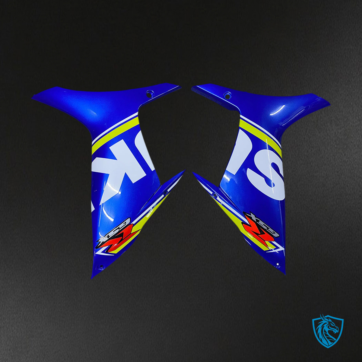 Suzuki GSXR 600-750 (2011-2025) Blue with Yellow Accent - Fairing Kit
