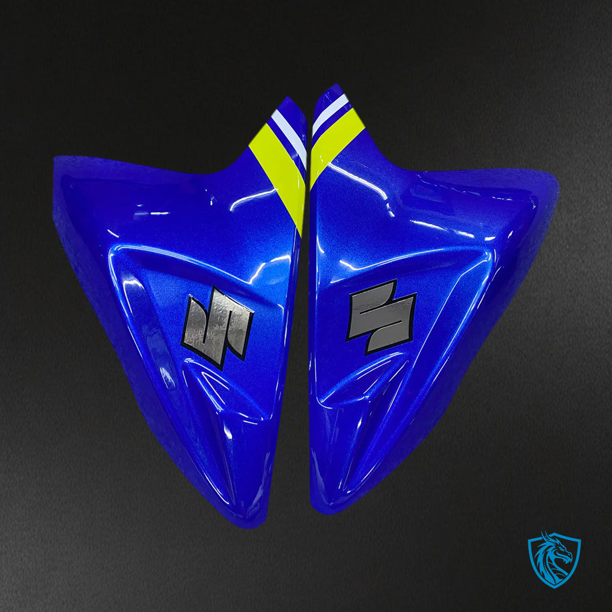Suzuki GSXR 600-750 (2011-2025) Blue with Yellow Accent - Fairing Kit