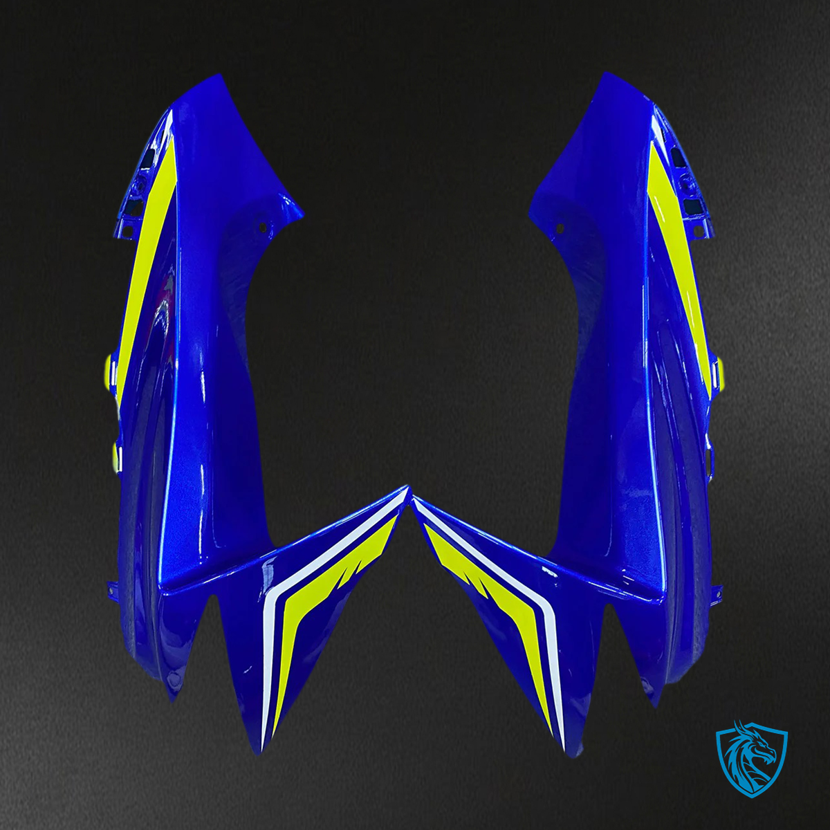 Suzuki GSXR 600-750 (2011-2025) Blue with Yellow Accent - Fairing Kit