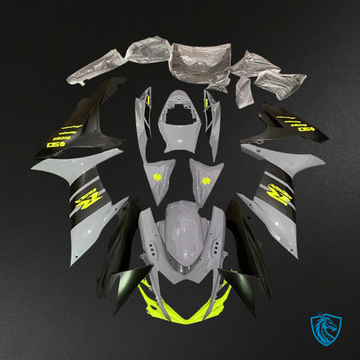 Suzuki GSXR 600-750 (2011-2025) Gray & Black - Fairing Kit