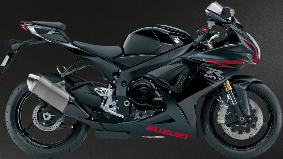 Suzuki GSXR 600-750 (2011-2025) Matt & Gloss Black with Red Accents - Fairing Kit