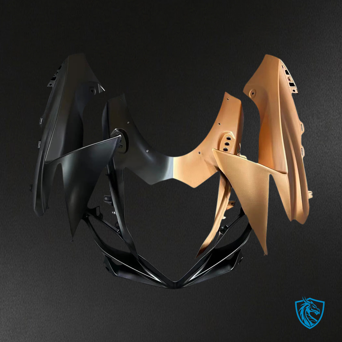 Suzuki GSXR 600-750 (2011-2025) Matte Half Black & Half Brown - Fairing Kit