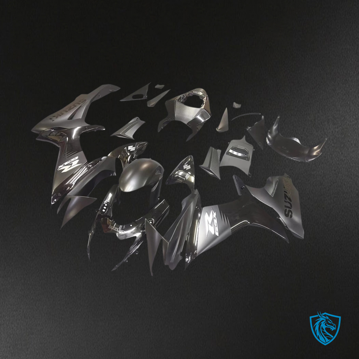 Suzuki GSXR 600-750 (2011-2025) Matte & Gloss Black - Fairing Kit