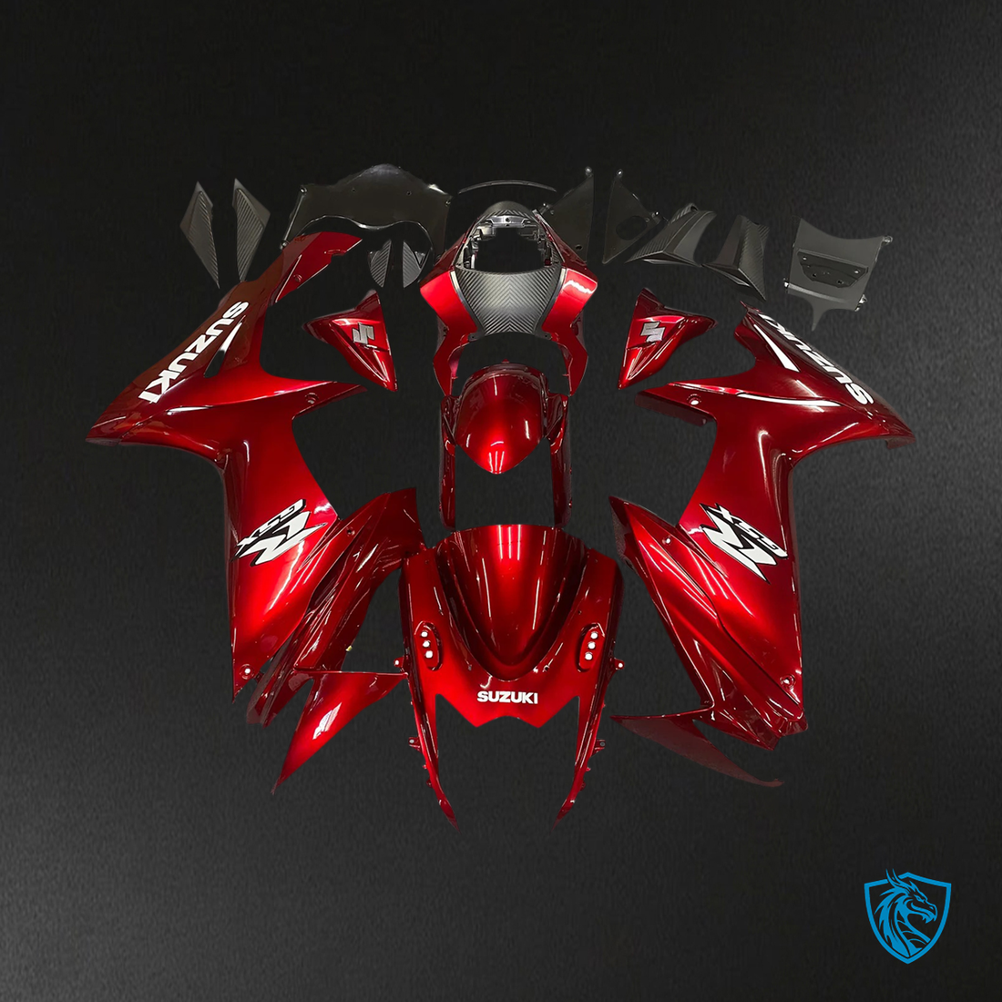 Suzuki GSXR 600-750 (2011-2025) Red - Fairing Kit