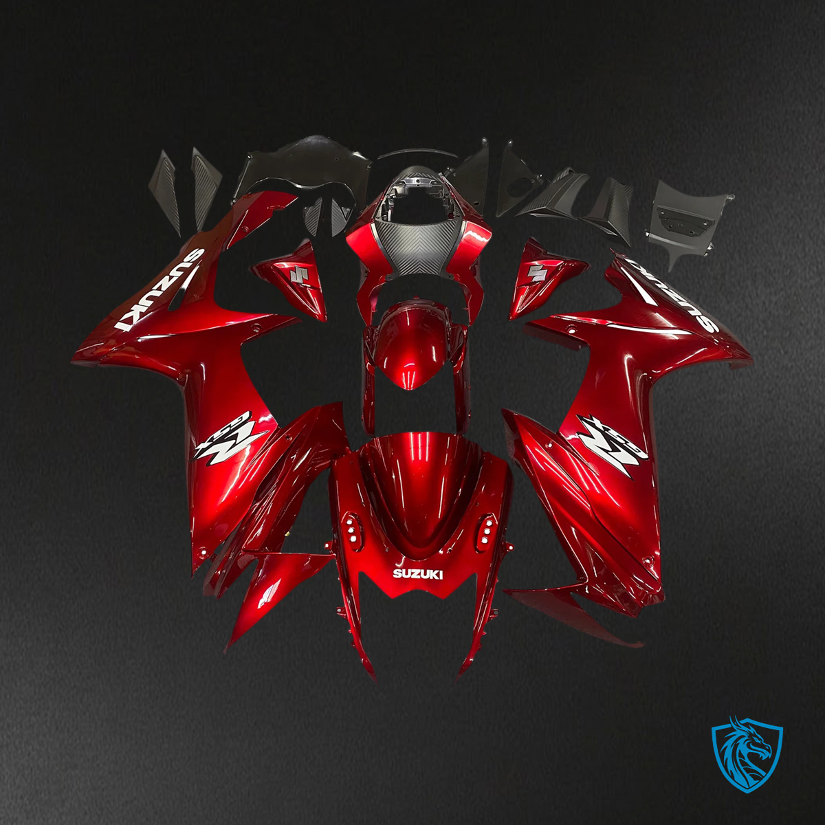 Suzuki GSXR 600-750 (2011-2025) Red - Fairing Kit