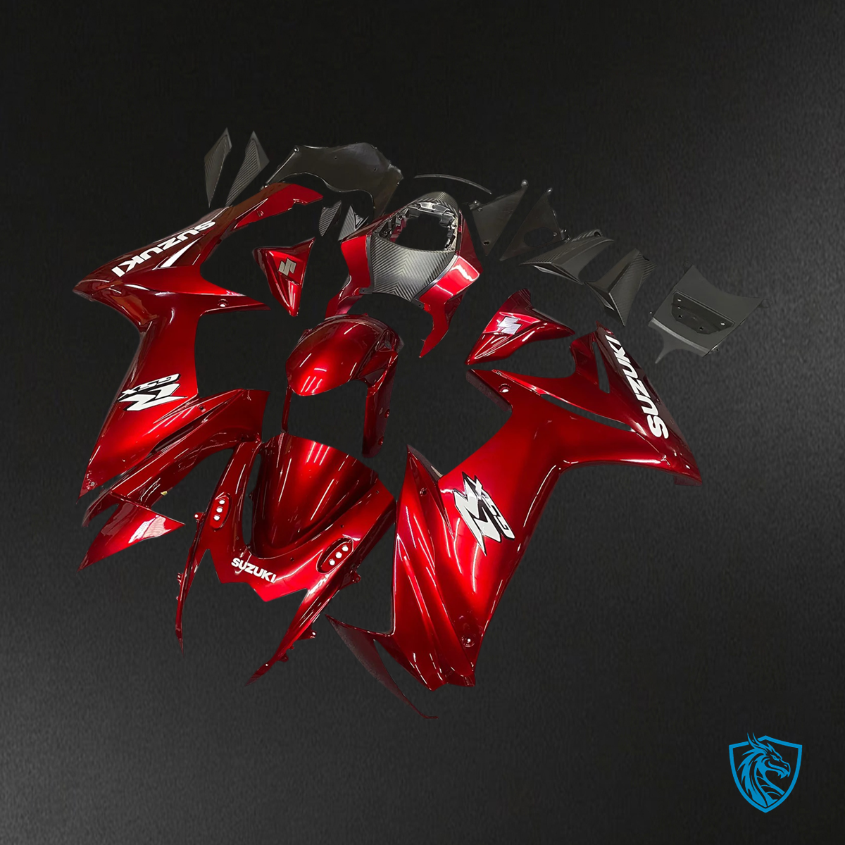 Suzuki GSXR 600-750 (2011-2025) Red - Fairing Kit