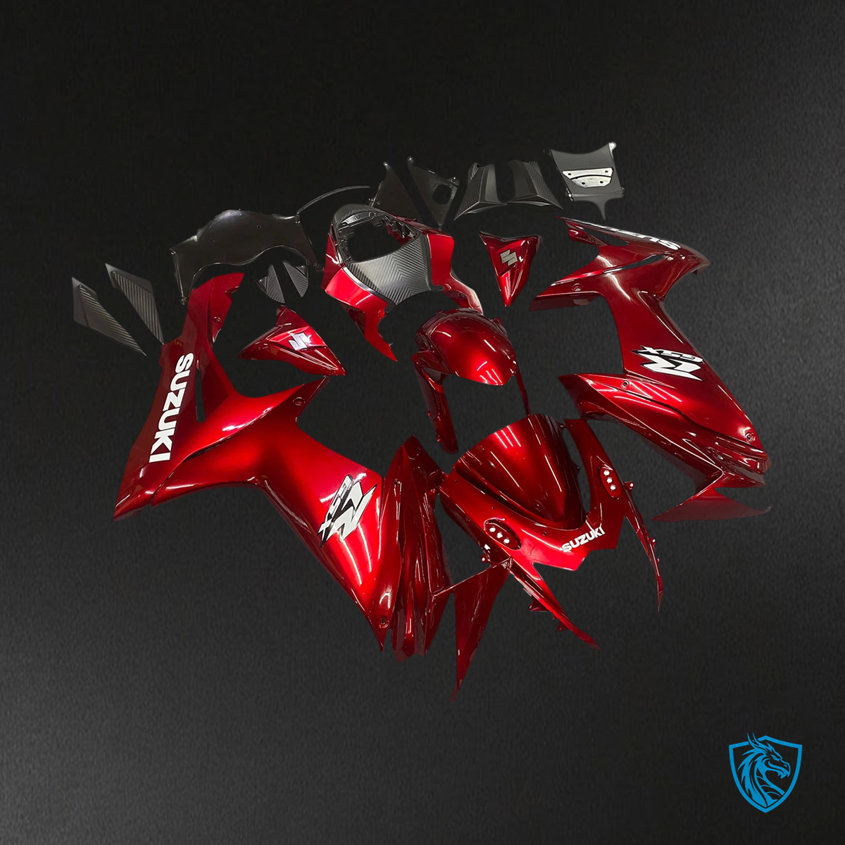 Suzuki GSXR 600-750 (2011-2025) Red - Fairing Kit
