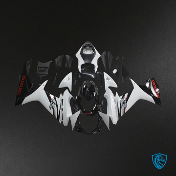 Suzuki GSXR 600-750 (2011-2025) White and Black - Fairing Kit