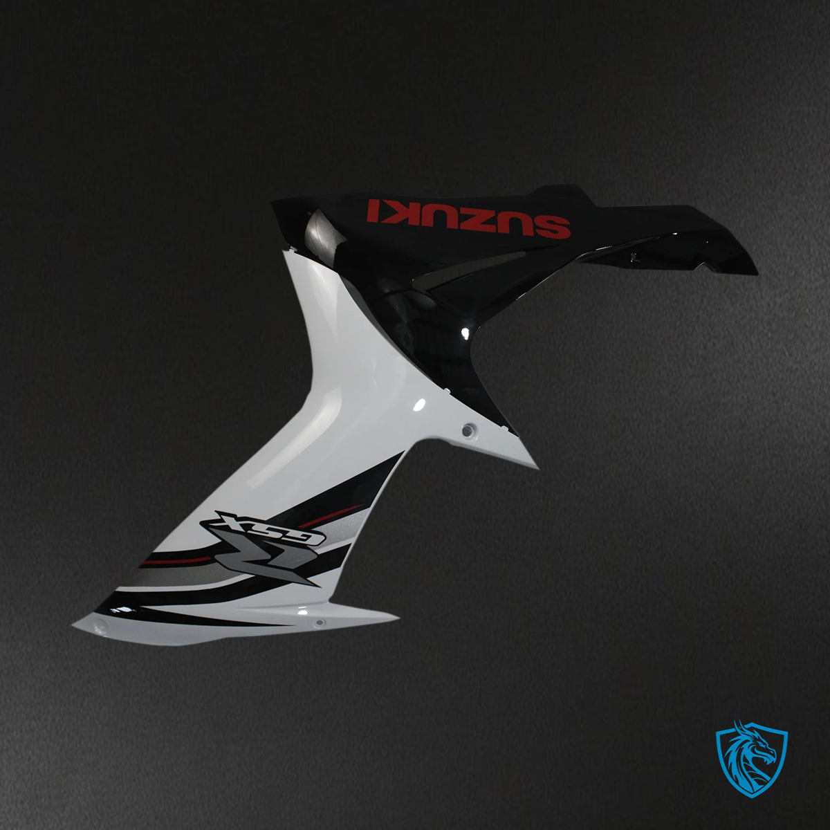 Suzuki GSXR 600-750 (2011-2025) White and Black - Fairing Kit