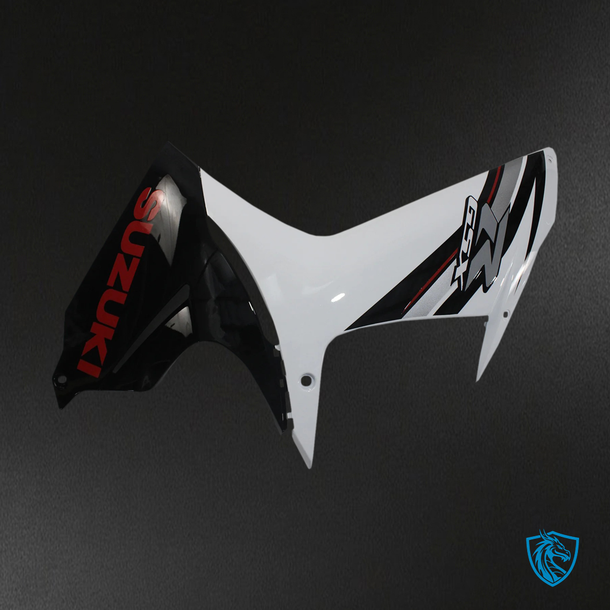 Suzuki GSXR 600-750 (2011-2025) White and Black - Fairing Kit