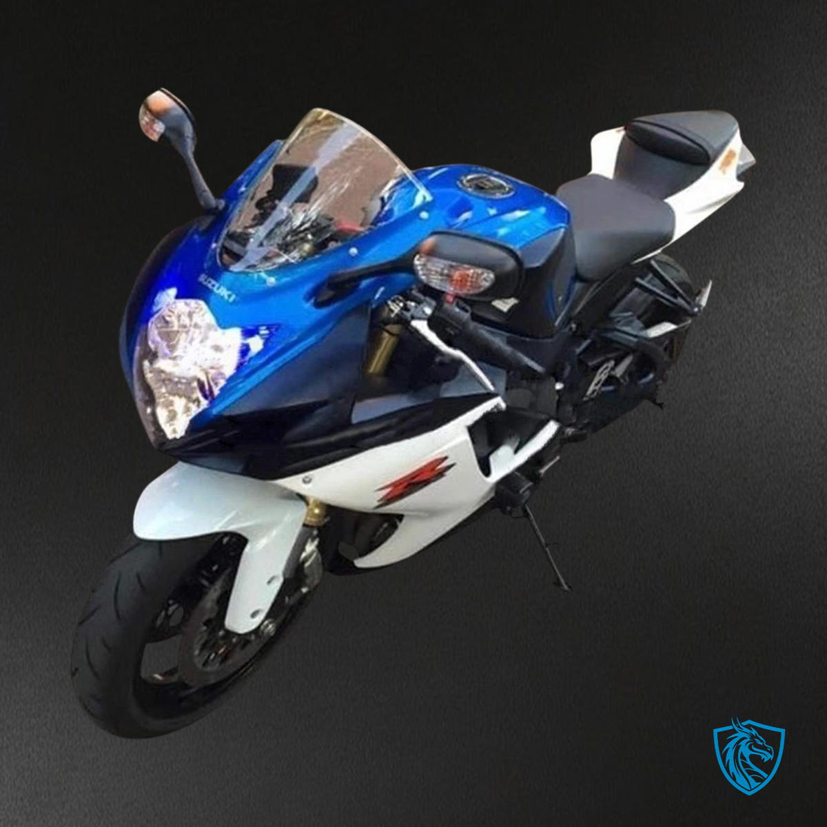 Suzuki GSXR 600-750 (2011-2025) White & Blue - Fairing Kit