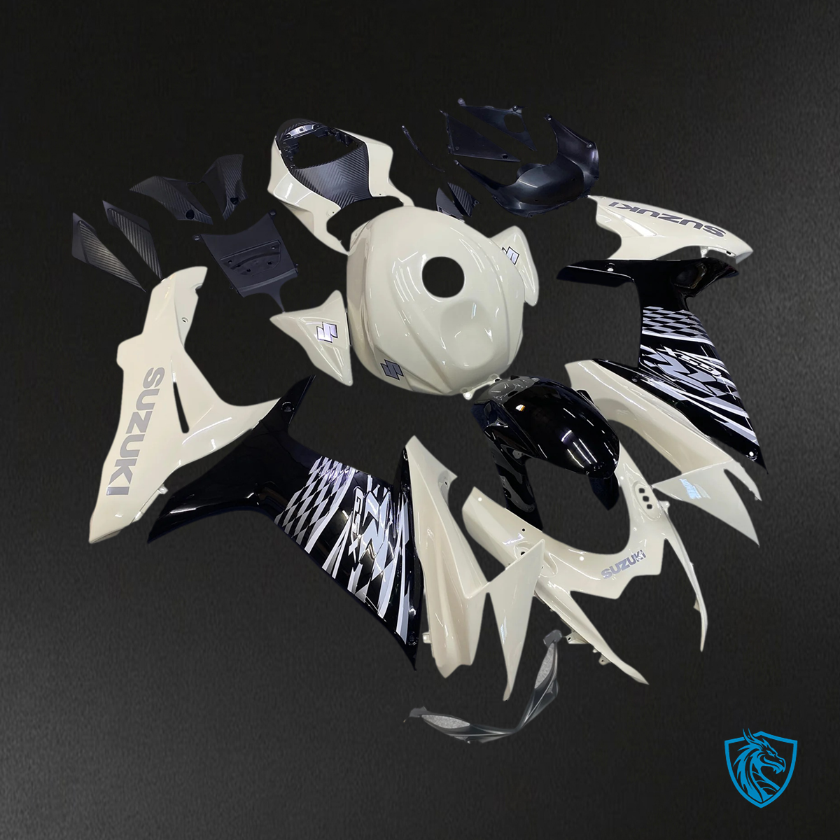 Suzuki GSXR 600-750 (2011-2025) White - Fairing Kit