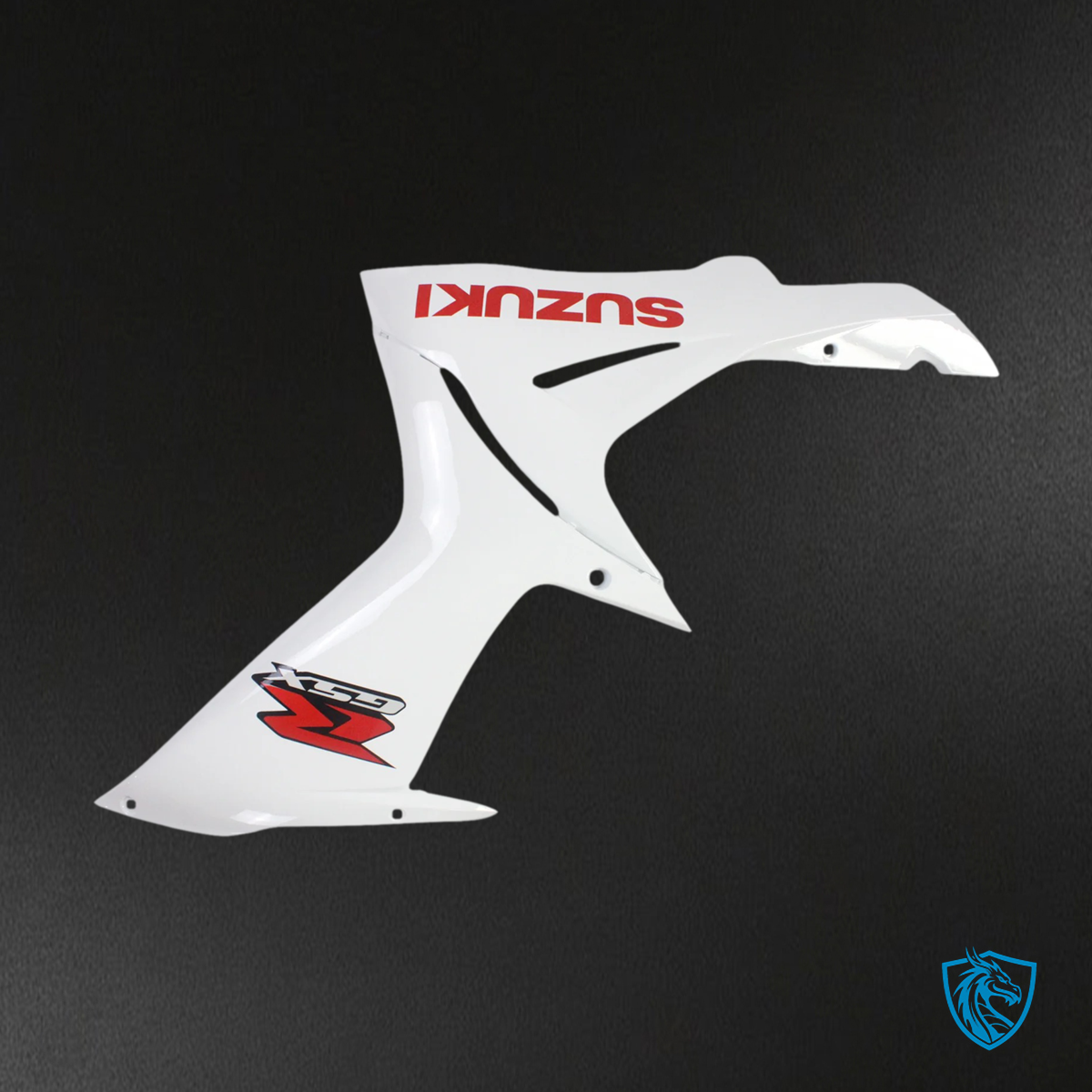 Suzuki GSXR 600-750 (2011-2025) White With Red Logo - Fairing Kit
