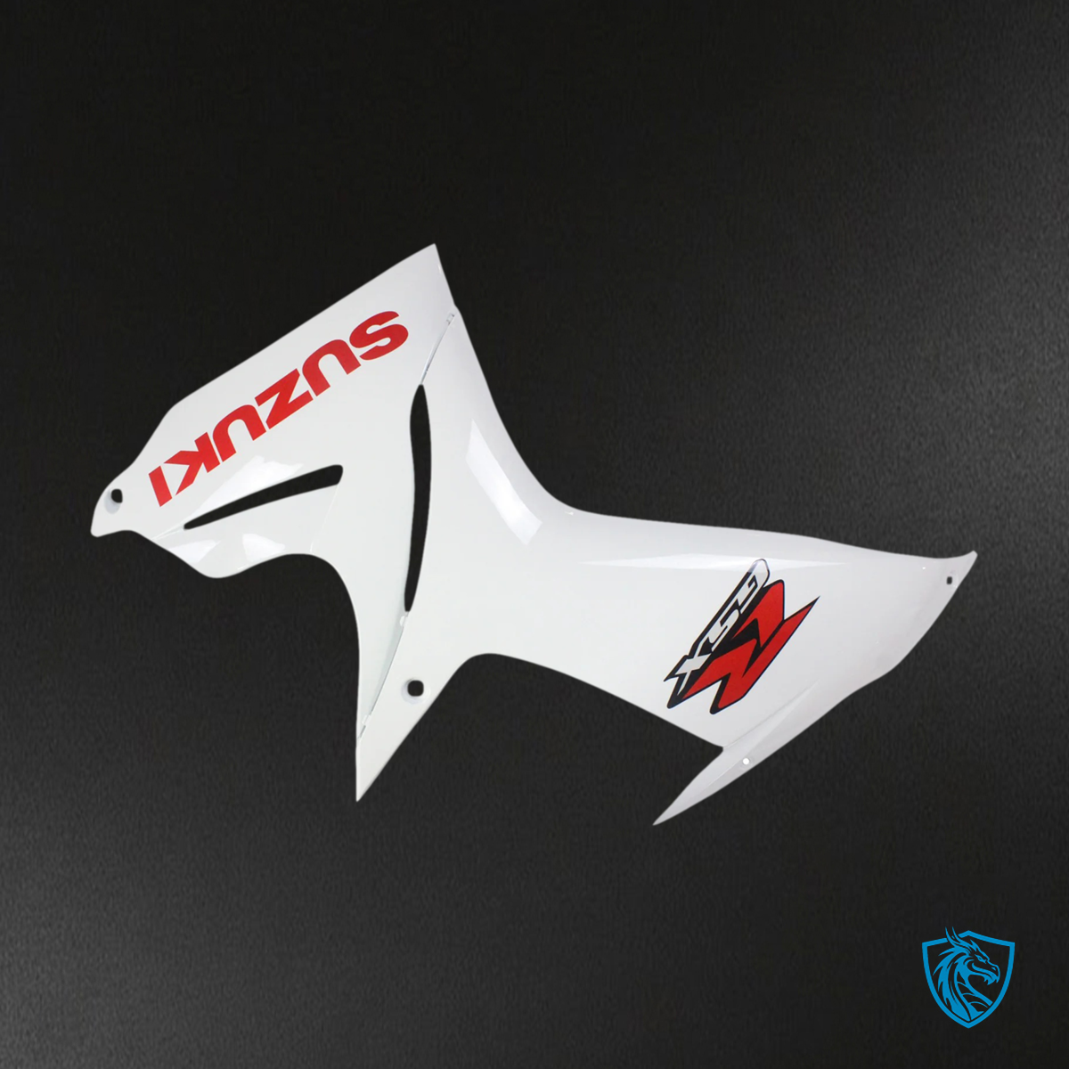 Suzuki GSXR 600-750 (2011-2025) White With Red Logo - Fairing Kit