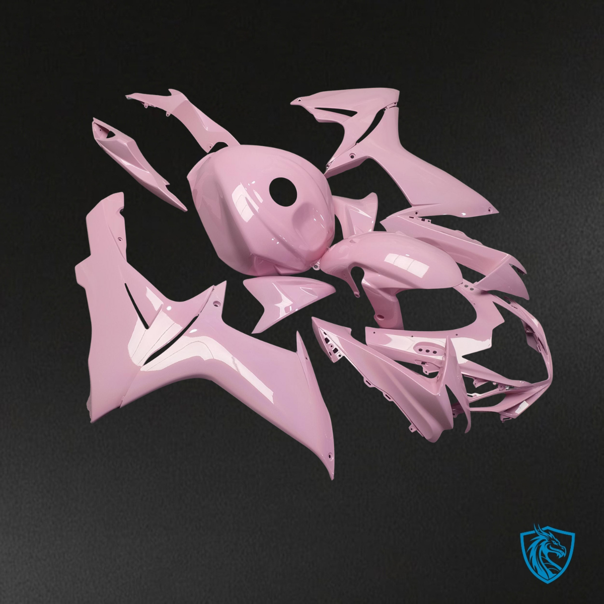 Suzuki GSXR 600-750 (2011-2026) Gloss baby pink - MERGEment Motorcycle Fairings Kit