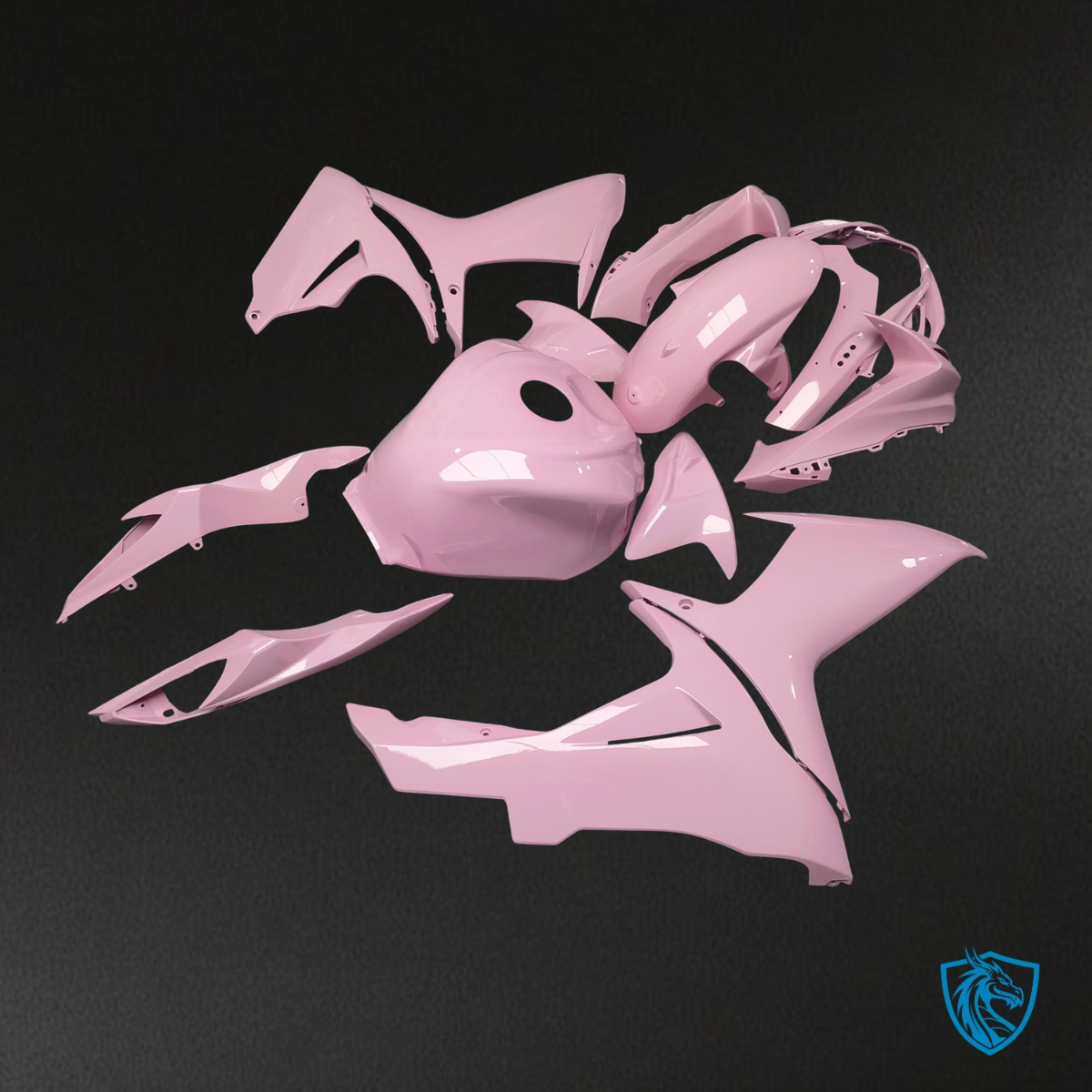 Suzuki GSXR 600-750 (2011-2026) Gloss baby pink - MERGEment Motorcycle Fairings Kit