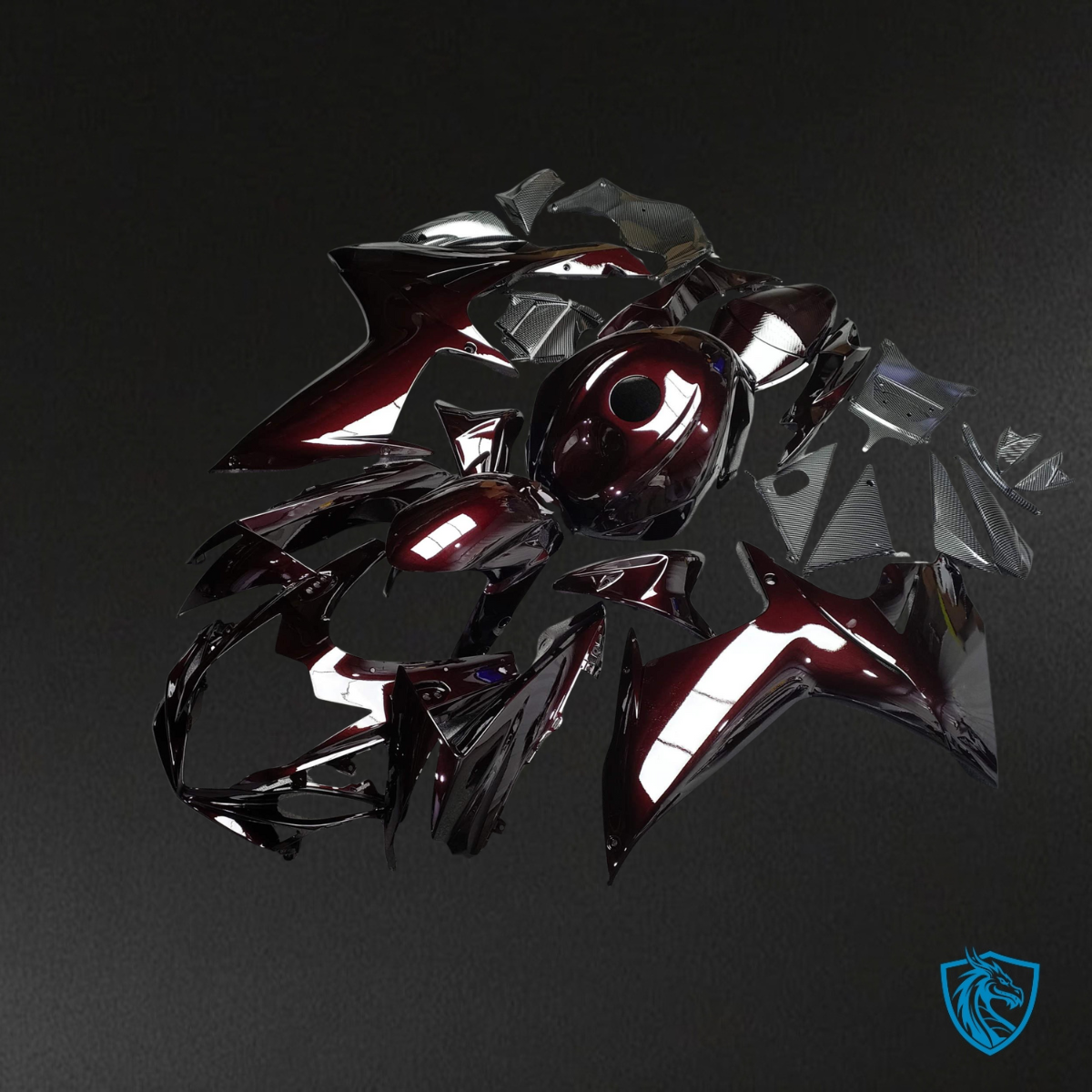 Suzuki GSXR 600-750 (2011-2026) Gloss Maroon Red - MERGEment Motorcycle Fairings Kit