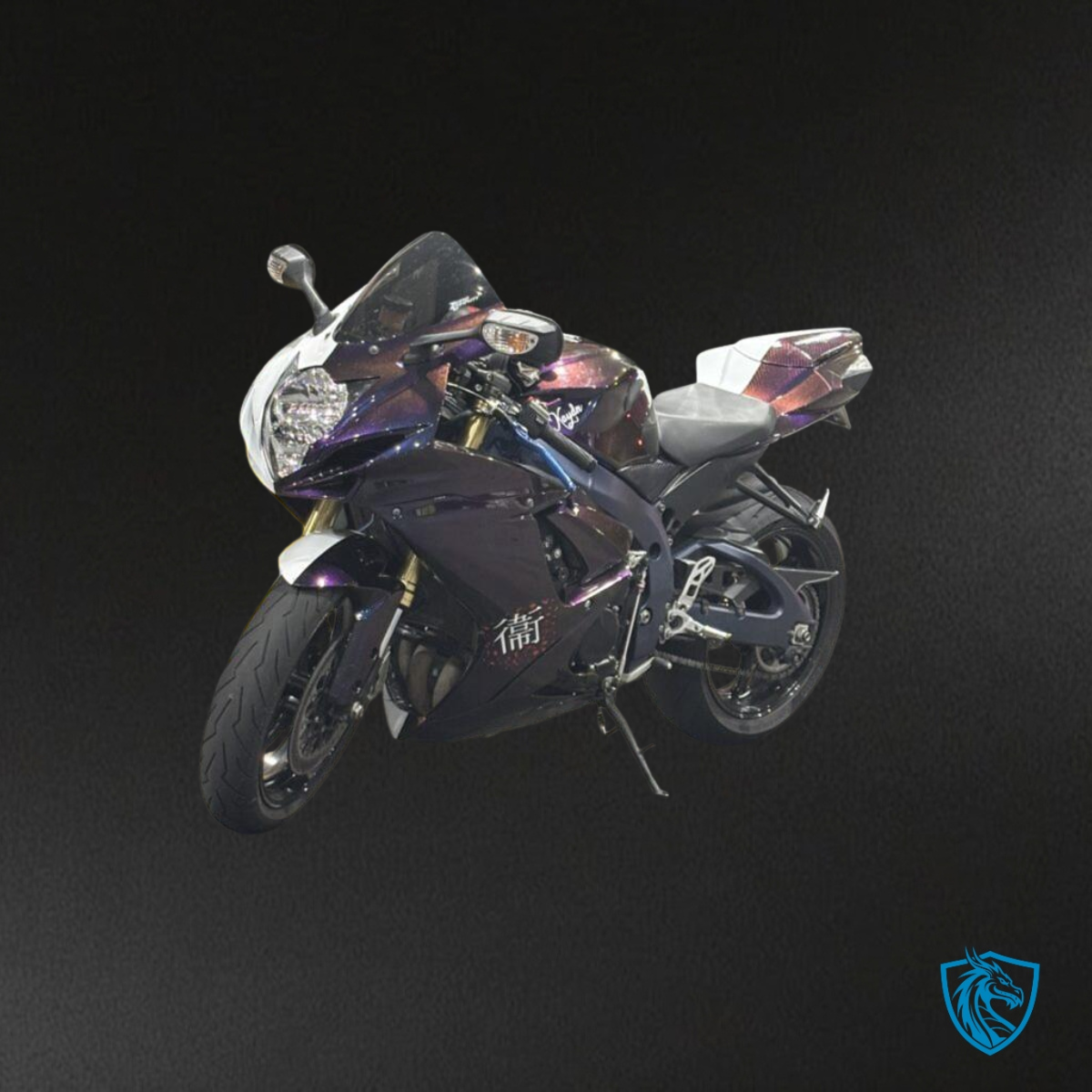 Suzuki GSXR 600-750 (2011-2026) Gloss Blue & White Cherry Fairing Kit - Aftermarket ABS Bodywork