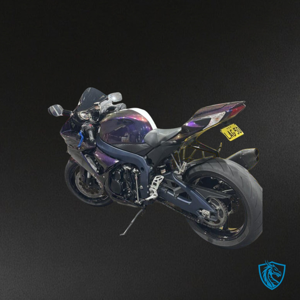 Suzuki GSXR 600-750 (2011-2026) Gloss Blue & White Cherry Fairing Kit - Aftermarket ABS Bodywork