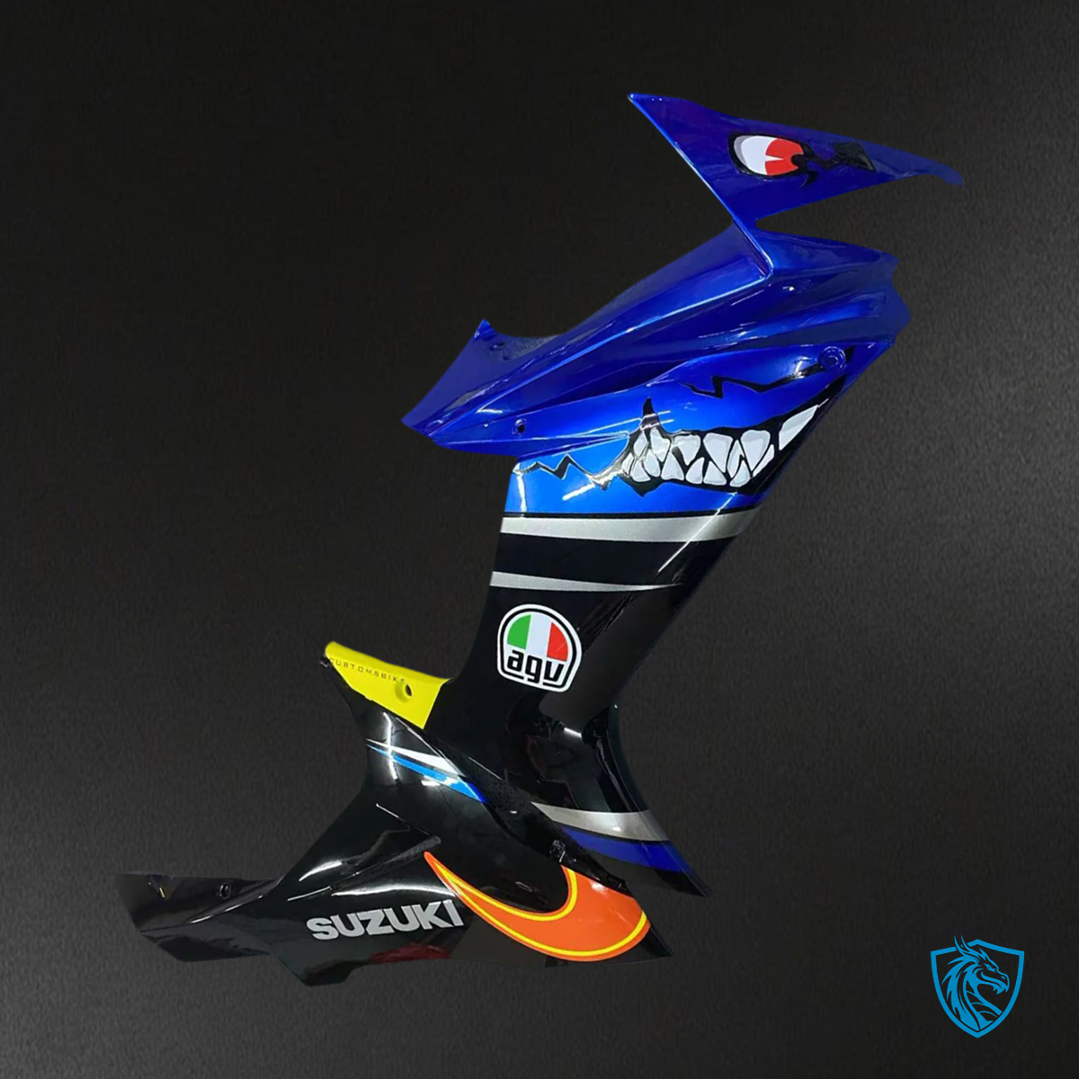 Suzuki GSXR 600-750 (2011-2025) Blue & Yellow Monster - Fairing Kit