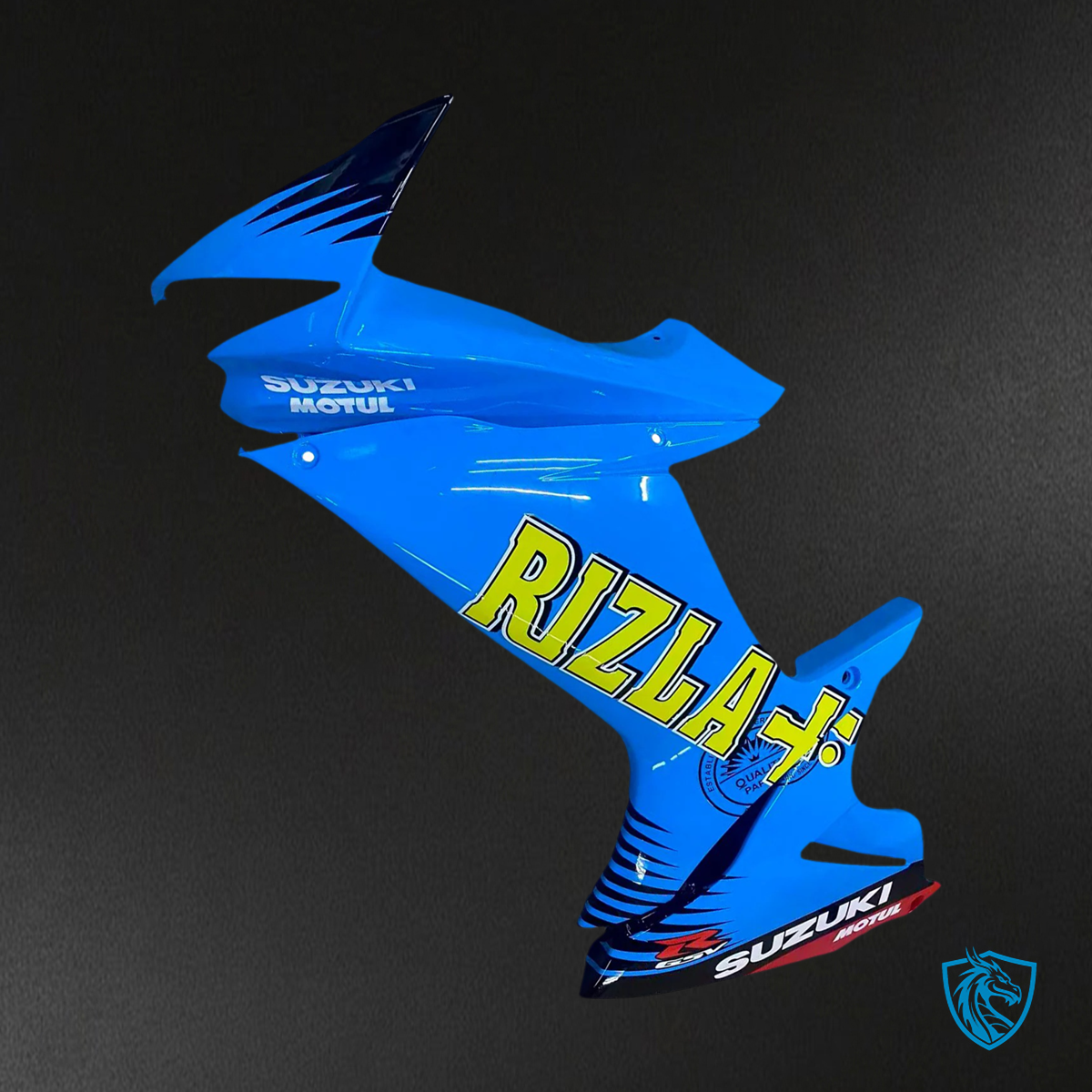 Suzuki GSXR 600-750 (2011-2025) Blue with Yellow Accents - Fairing Kit
