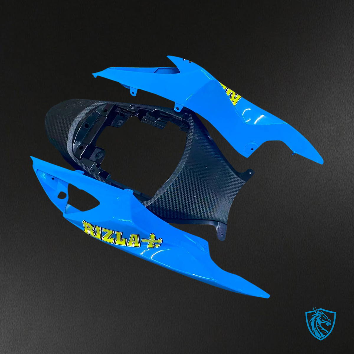 Suzuki GSXR 600-750 (2011-2025) Blue with Yellow Accents - Fairing Kit