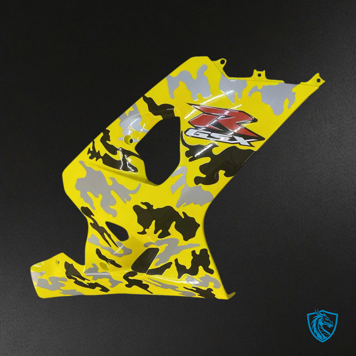 Suzuki GSXR 600-750 (2004-2005) Camo Yellow & Gray - Fairing Kit