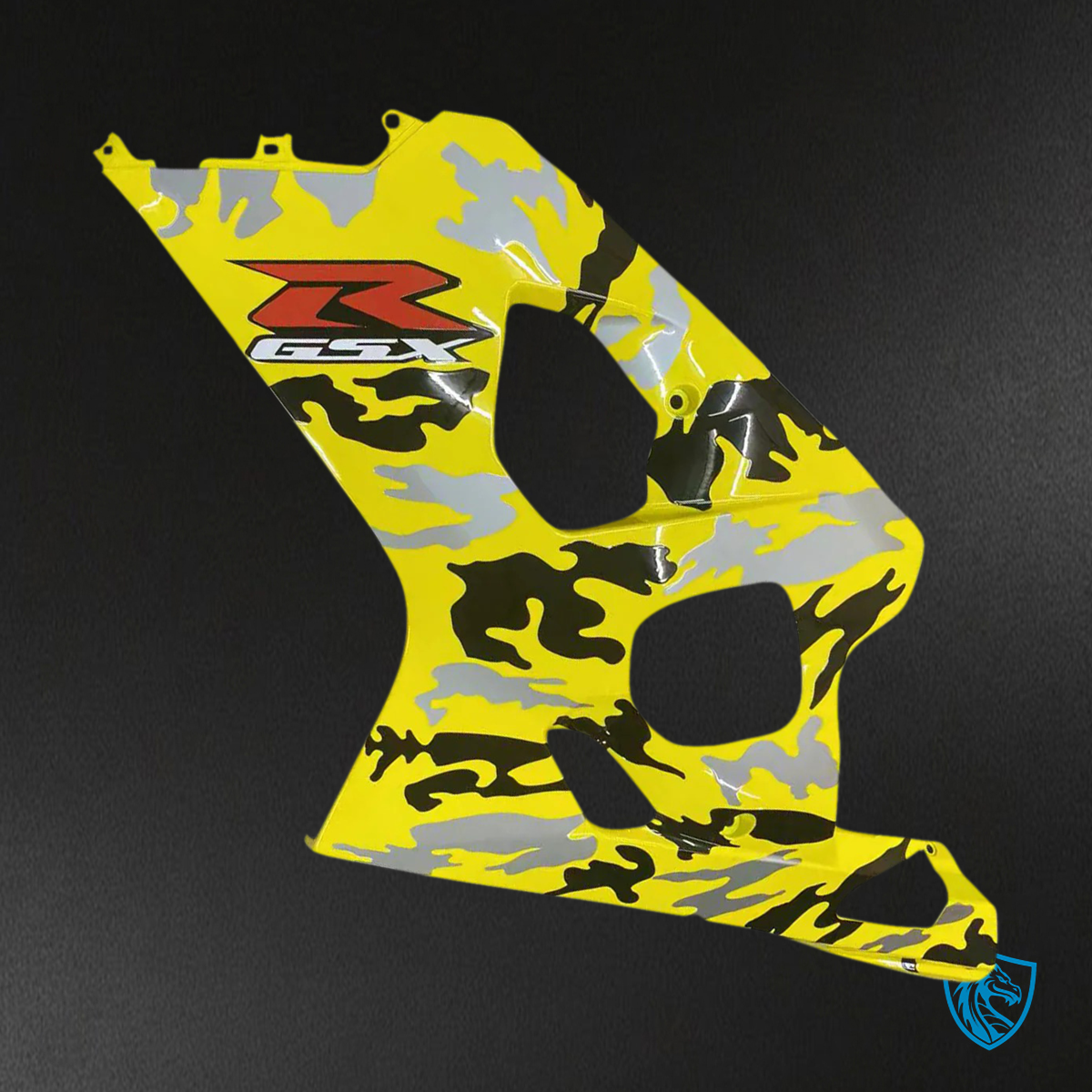 Suzuki GSXR 600-750 (2004-2005) Camo Yellow & Gray - Fairing Kit