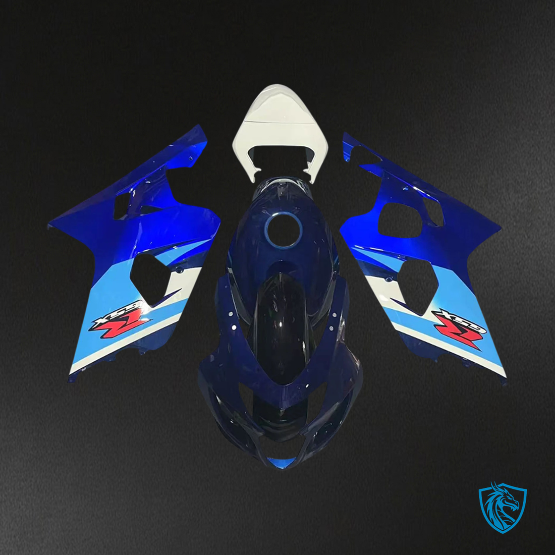 Suzuki GSXR 600-750 K4 (2004-2005) Gradient Blue - Fairing Kit