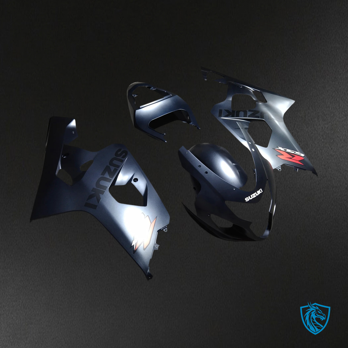 Suzuki GSXR 600-750 (2004-2005) Matte Gray - Fairing Kit