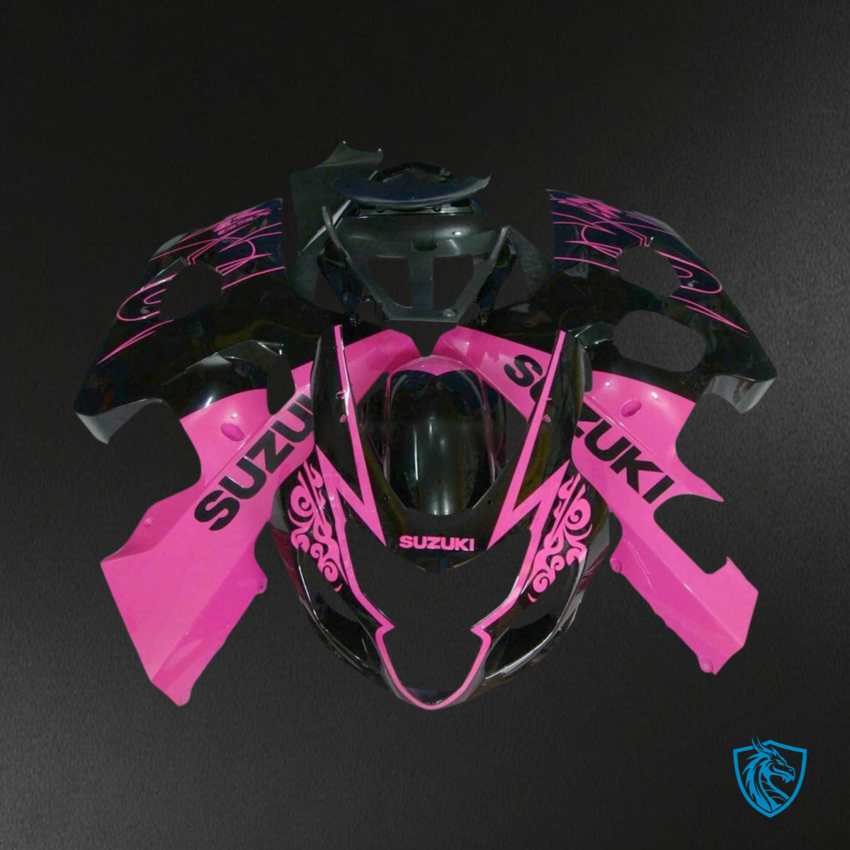 Suzuki GSXR 600-750 K4 (2004-2005) Pink & Black - Fairing Kit