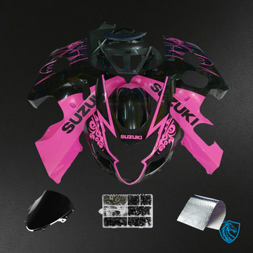 Suzuki GSXR 600-750 K4 (2004-2005) Pink & Black - Fairing Kit