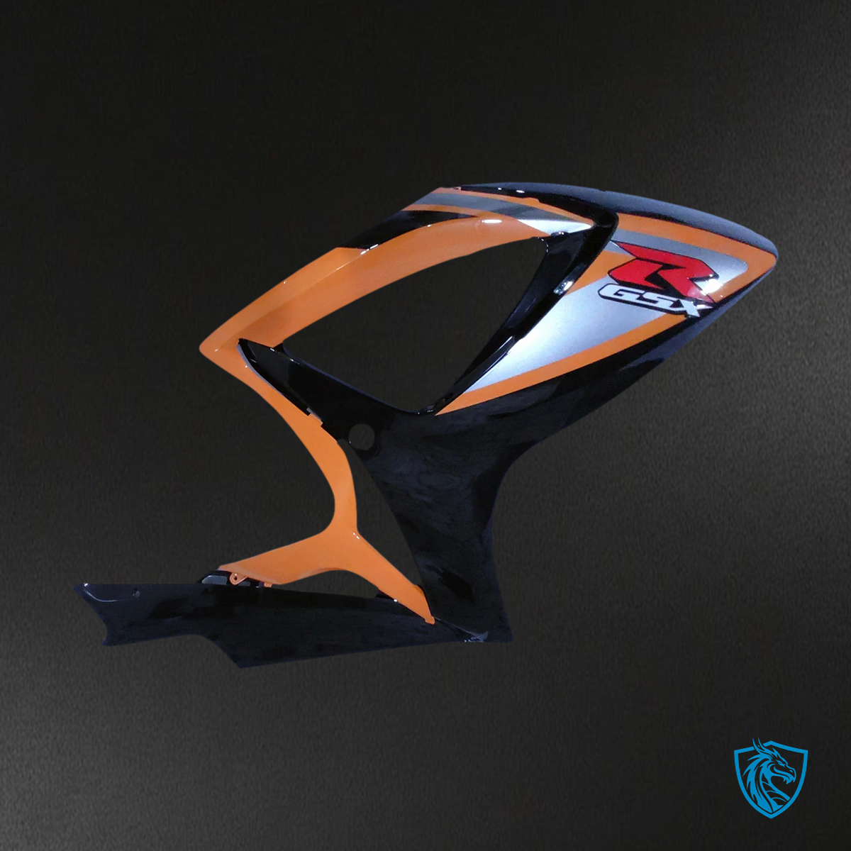 Suzuki GSXR 600-750 K6 (2006-2007) Black & Orange - Fairing kit