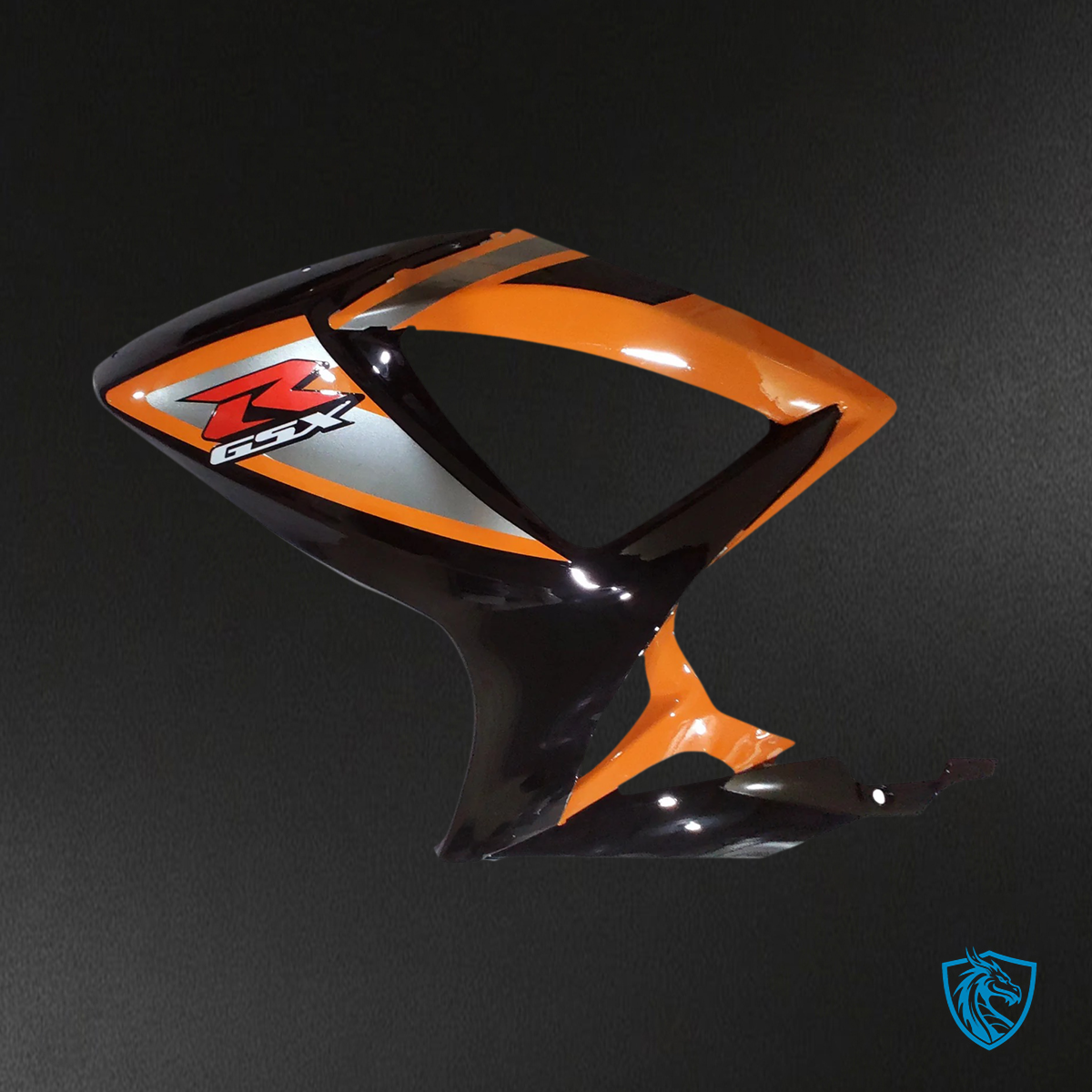 Suzuki GSXR 600-750 K6 (2006-2007) Black & Orange - Fairing kit