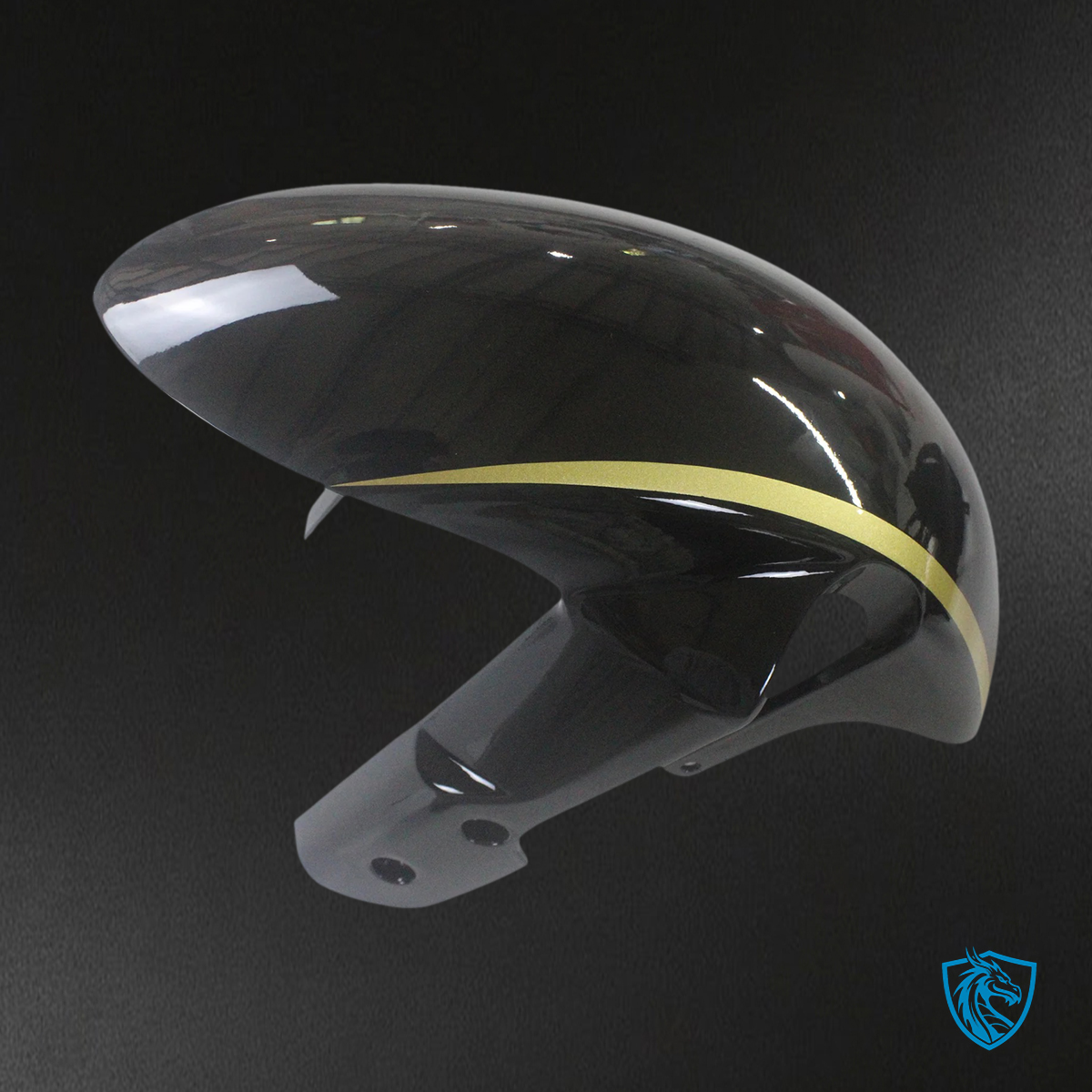 Suzuki GSXR 600-750 K6 (2006-2007) Gloss Black with Gold Stripe - Fairing Kit