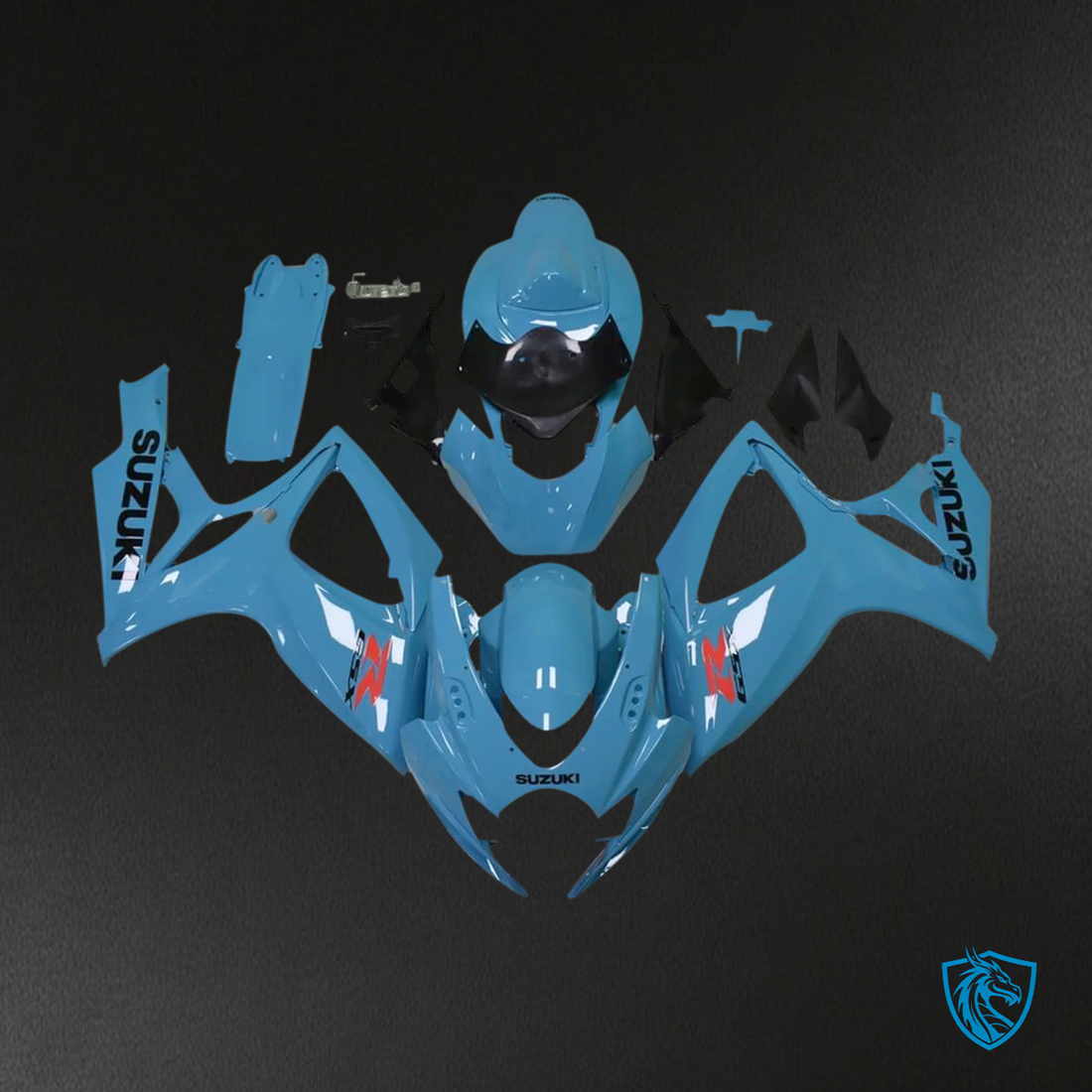 Suzuki GSXR 600-750 K6 (2006-2007) Gloss Blue - Fairing Kit