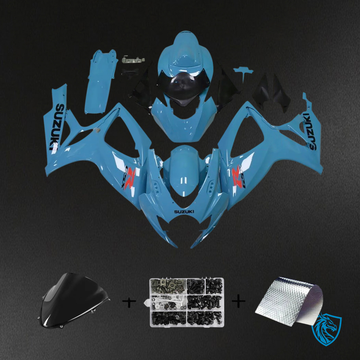 Suzuki GSXR 600-750 K6 (2006-2007) Gloss Blue - Fairing Kit