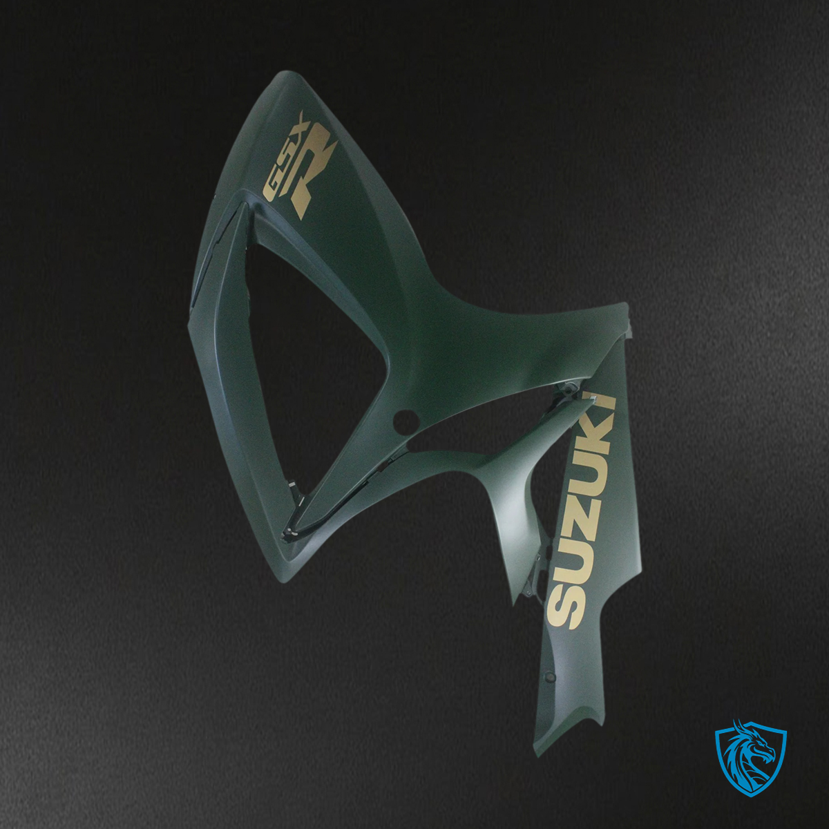 Suzuki GSXR 600-750 K6 (2006-2007) Matte Green with Gold Logo - Fairing Kit