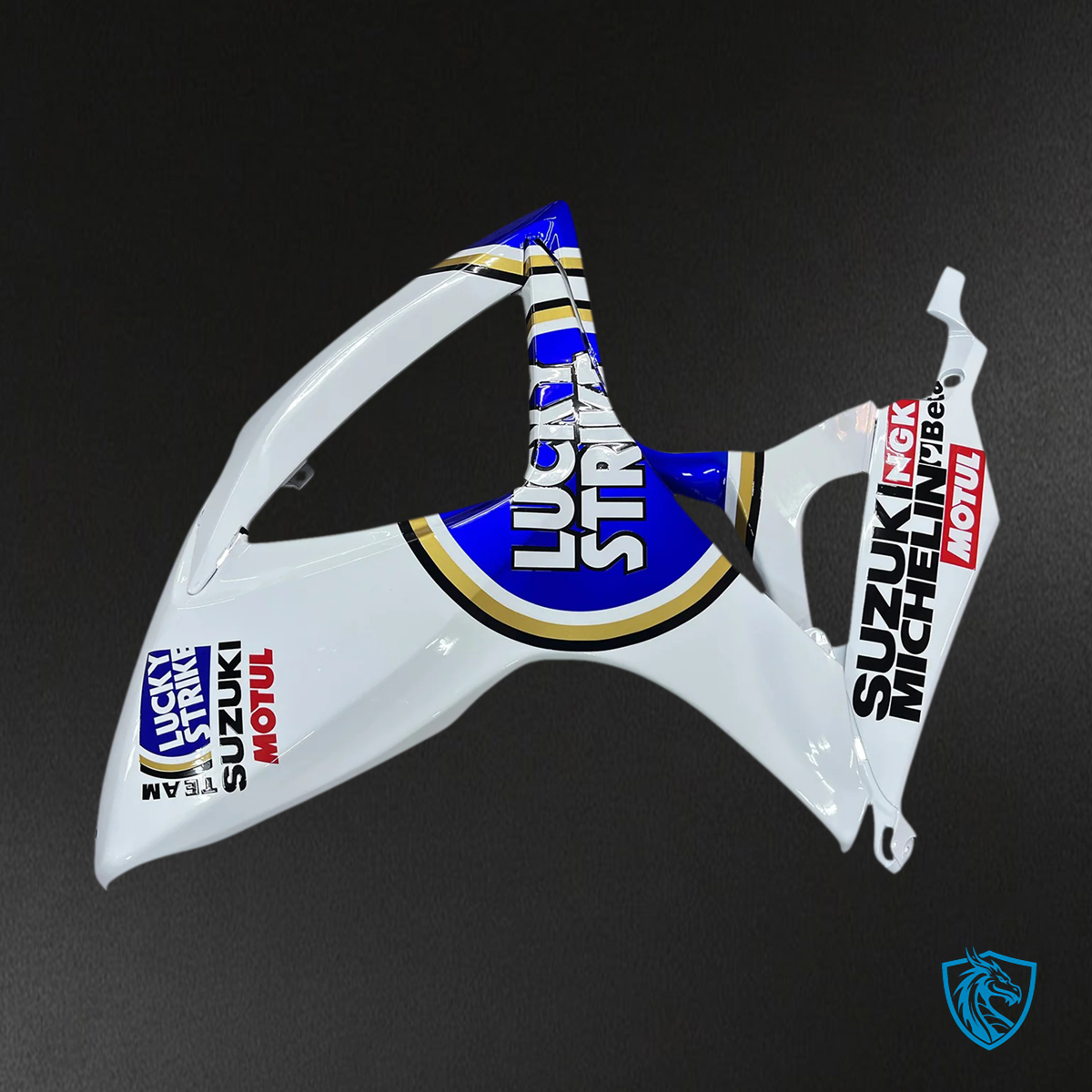 Suzuki GSXR 600-750 K6 (2006-2007) White with Blue Logo - Fairing Kit