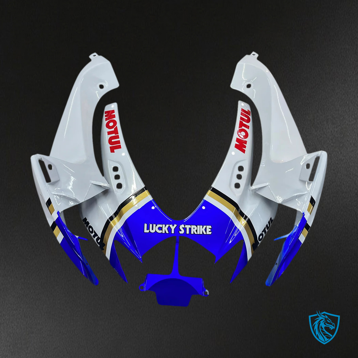 Suzuki GSXR 600-750 K6 (2006-2007) White with Blue Logo - Fairing Kit