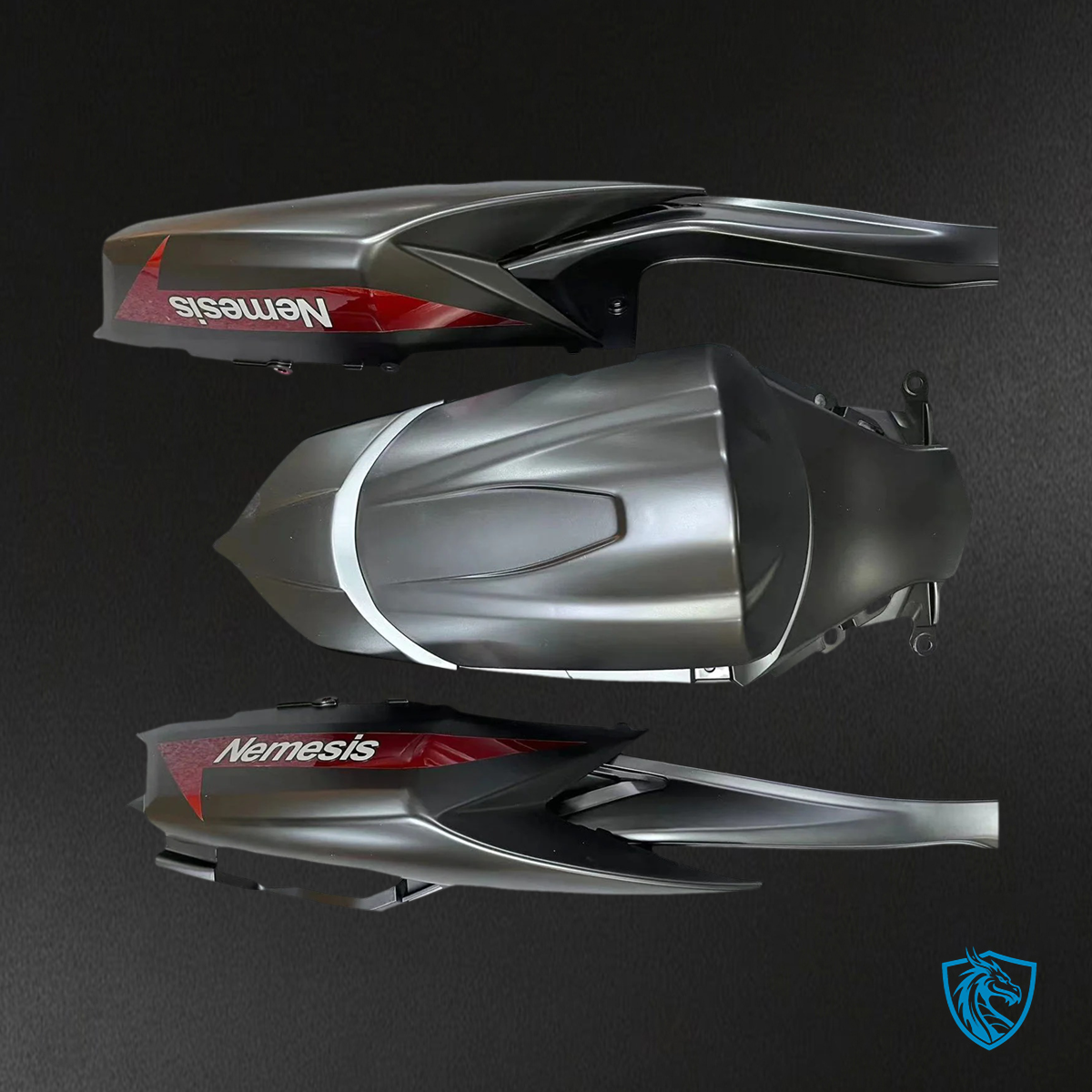 Suzuki GSXR 600-750 K8 (2008-2010) Black & Red Accents - Fairing Kit