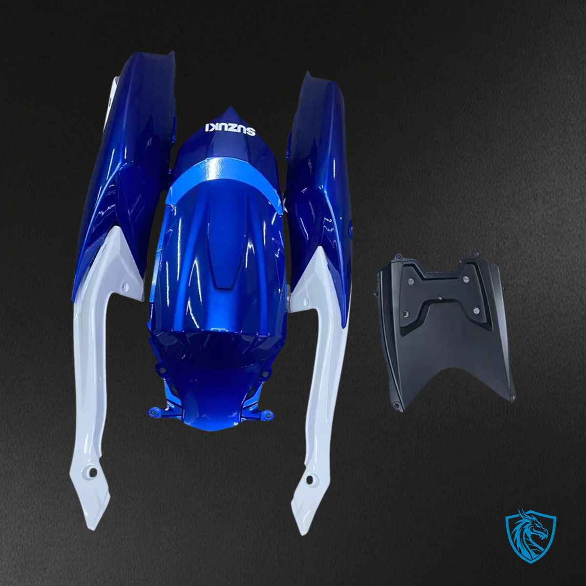 Suzuki GSXR 600-750 K8 (2008-2010) Blue & White Style 3 - Fairing Kit