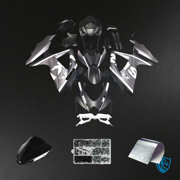 Suzuki GSXR 600-750 K8 (2008-2010) Gray & Black - Fairing Kit