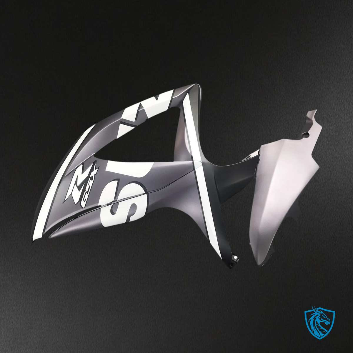 Suzuki GSXR 600-750 K8 (2008-2010) Gray & Black - Fairing Kit