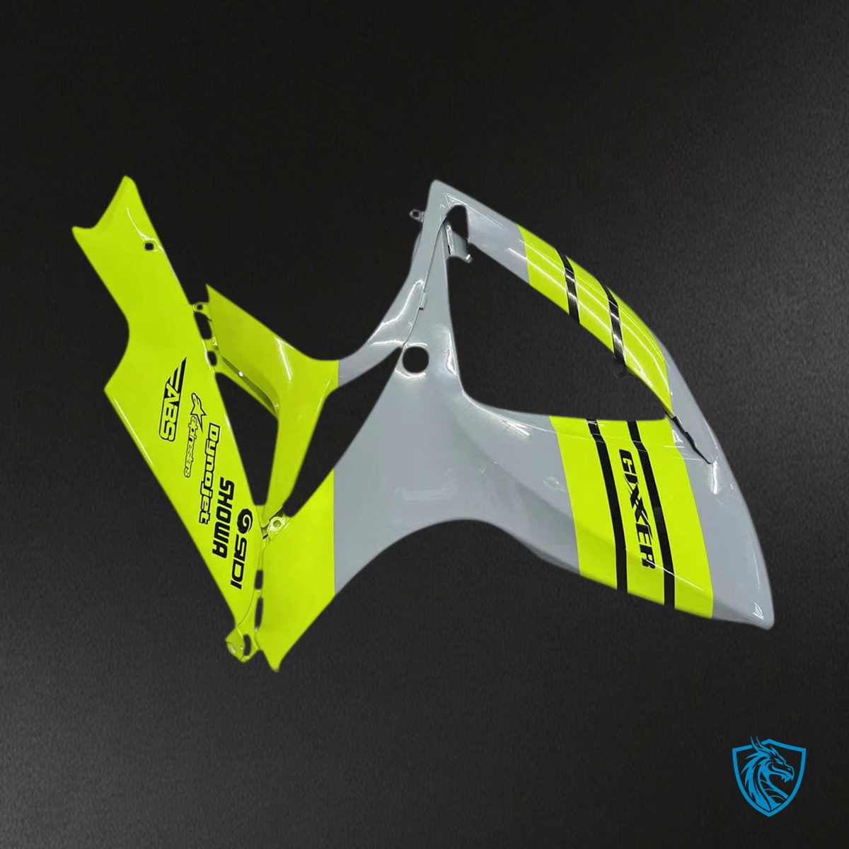 Suzuki GSXR 600-750 (2006-2007) Neon Yellow & Gray K6 - Fairing Kit | ABS Bodywork