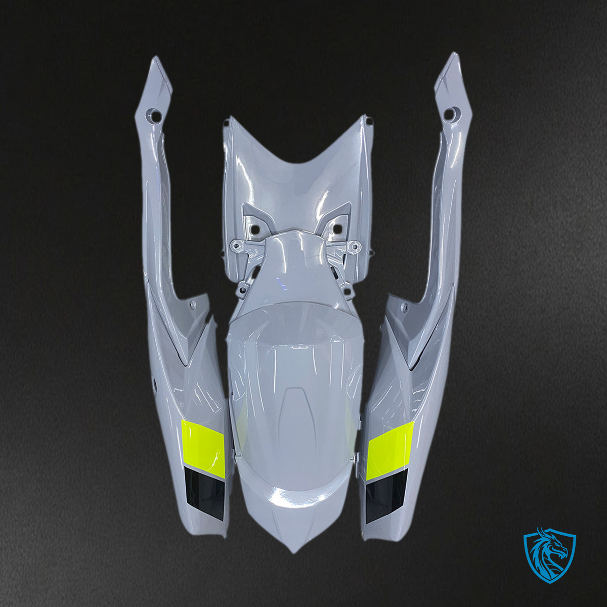 Suzuki GSXR 600-750 (2008-2010) Gray & Neon Yellow K8 - Fairing Kit | ABS Bodywork