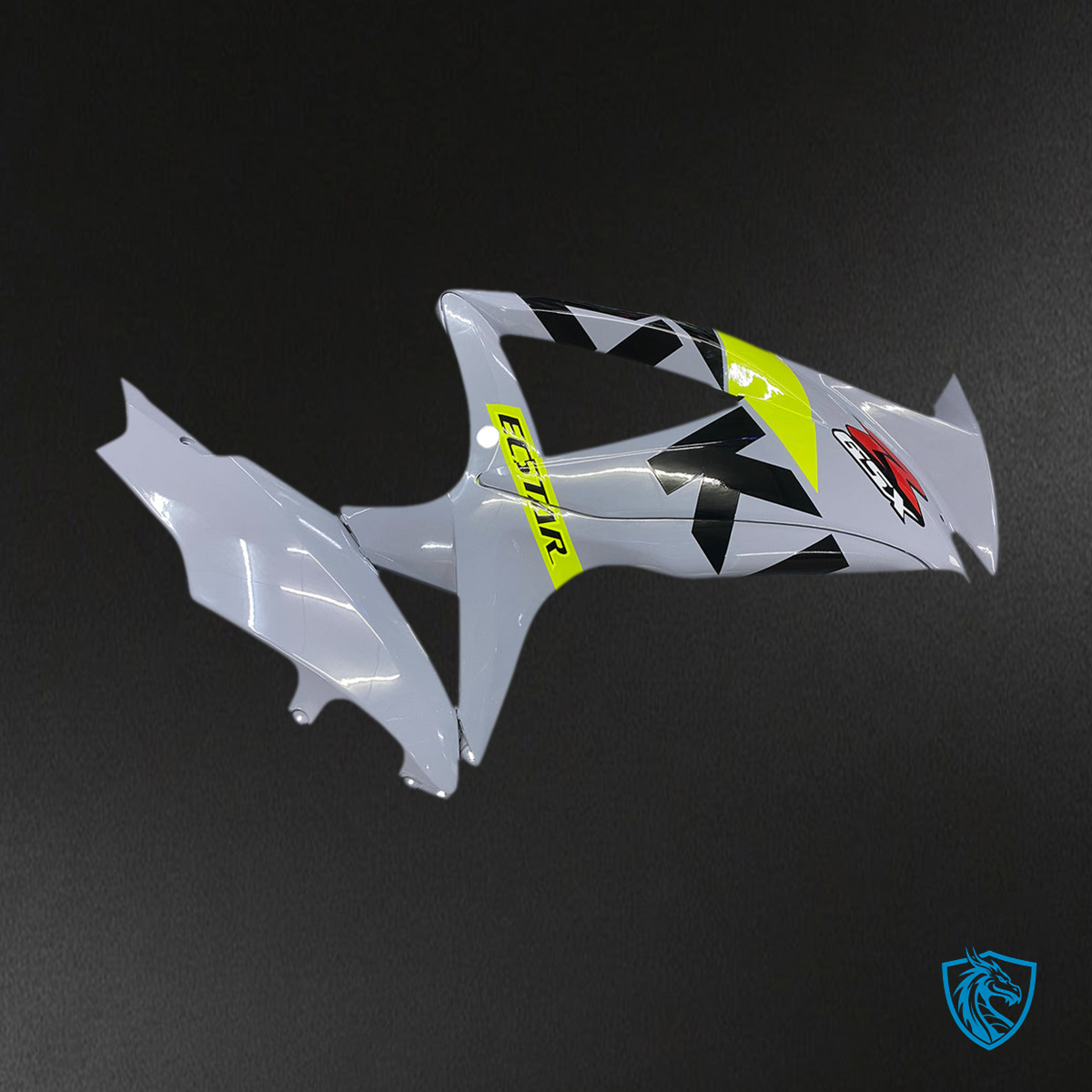 Suzuki GSXR 600-750 (2008-2010) Gray & Neon Yellow K8 - Fairing Kit | ABS Bodywork