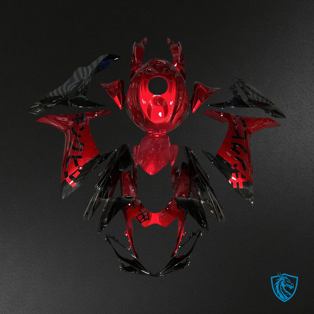 Suzuki GSXR600/750 (2011-2025) K11 Gloss Red & Black Fairing Kit - Aftermarket ABS Bodywork