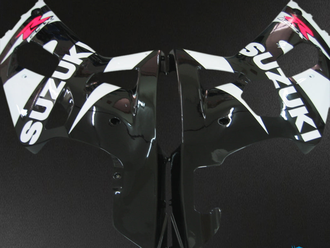 Suzuki GSXR 600 (2001-2003) Black & White Racing Generic - Fairing Kit | ABS Bodywork